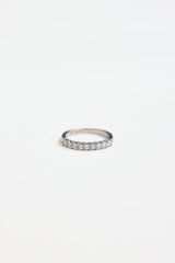 Birks 18K White Gold & Diamond Band Ring
