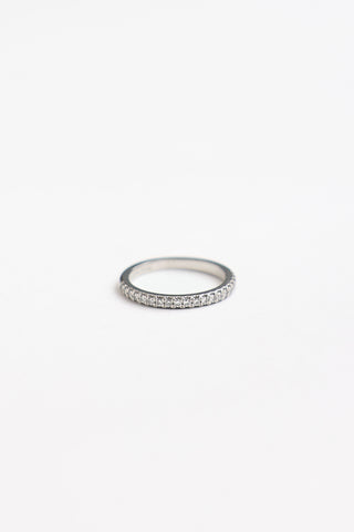 Tiffany & Co. Platinum & Diamond Soleste Half Eternity Ring