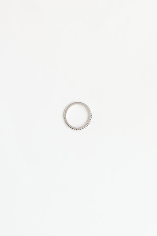 Tiffany & Co. Platinum & Diamond Soleste Half Eternity Ring
