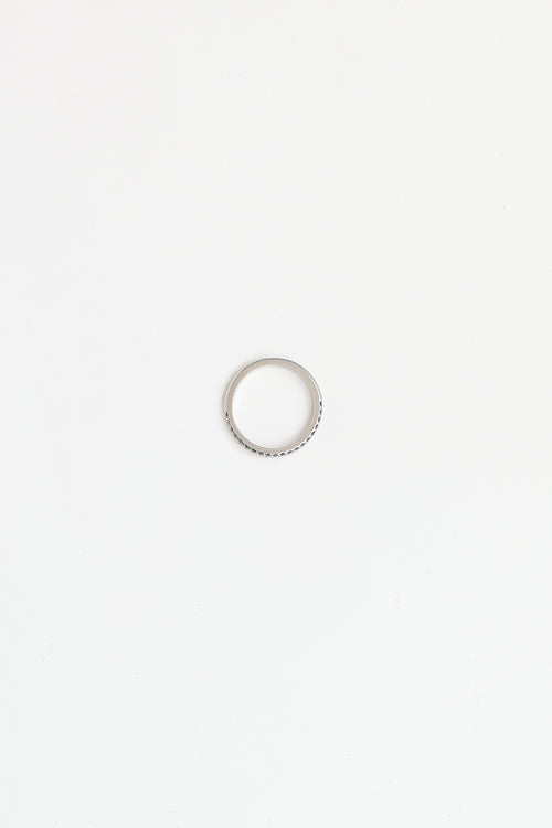 Tiffany & Co. Platinum & Diamond Soleste Half Eternity Ring