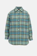 Sandro Plaid Wool Coat