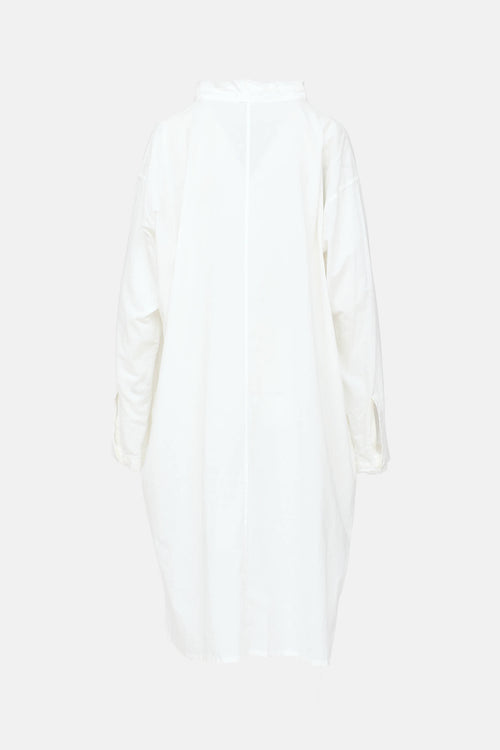 Y's Frayed Button Up Dress