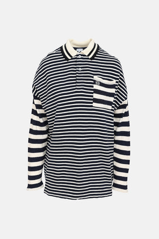 Loewe Knit Stripe Polo Shirt