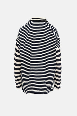 Loewe Knit Stripe Polo Shirt