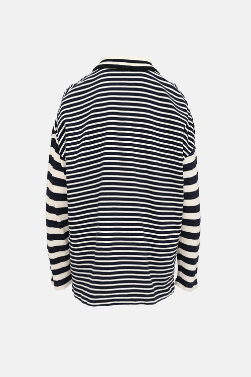 Loewe Knit Stripe Polo Shirt