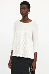 Issey Miyake Me Textured Top