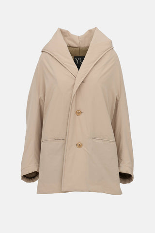 Y's Hooded Puffer Coat