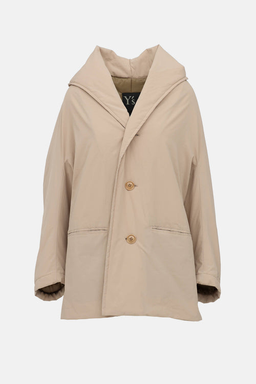 Y's Hooded Puffer Coat