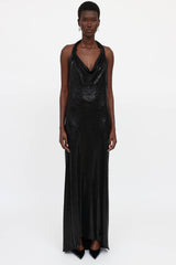 Bianca Vita Sequin Backless Gown