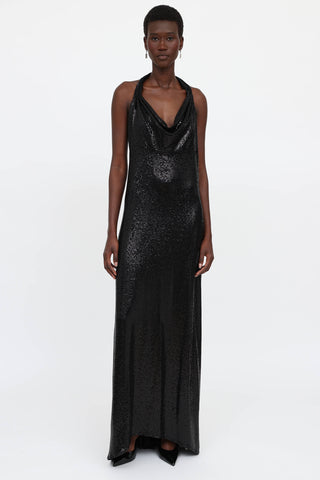 Bianca Vita Sequin Backless Gown