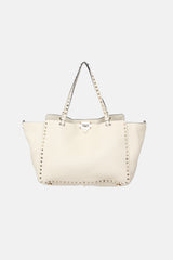 Valentino Leather Rockstud Tote Bag