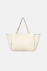 Valentino Leather Rockstud Tote Bag
