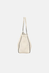 Valentino Leather Rockstud Tote Bag
