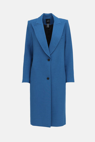 Smythe Wool Blend Long Coat