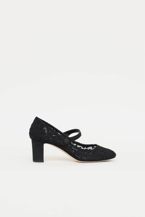 Dolce & Gabbana Lace Mary Jane Pump
