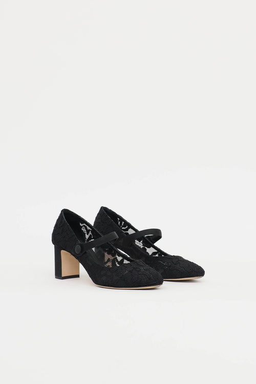 Dolce & Gabbana Lace Mary Jane Pump