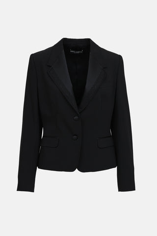 Dolce & Gabbana Lace Trim Blazer