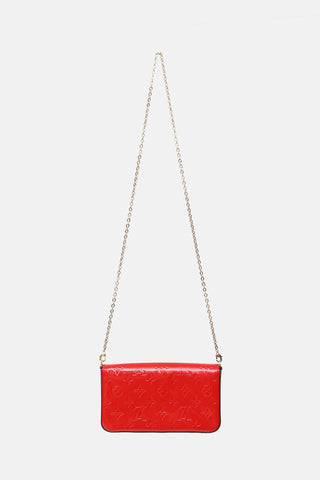 Louis Vuitton 2015 Patent Vernis Felicie Pochette Bag