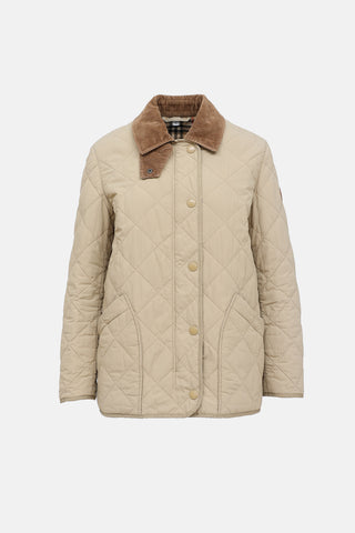 Burberry Quilted Check Jacket