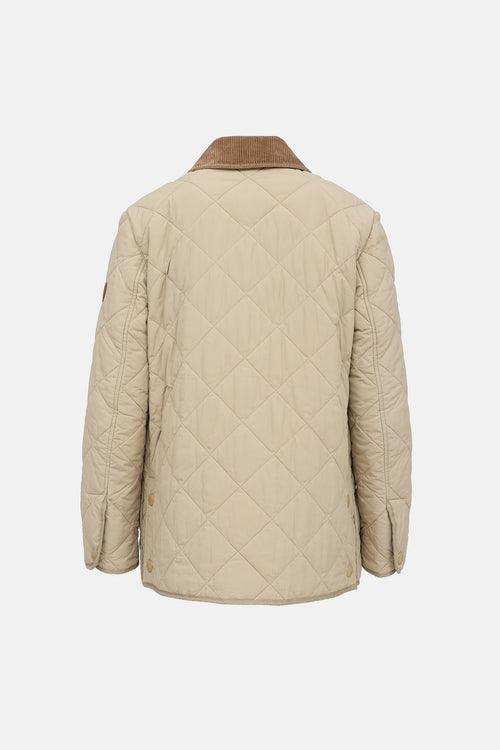 Burberry Quilted Check Jacket