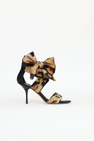 Giuseppe Zanotti Bow Strap Heeled Sandal