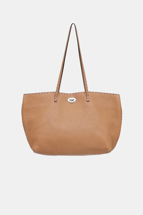 Fendi 2009 Leather Selleria Tote Bag