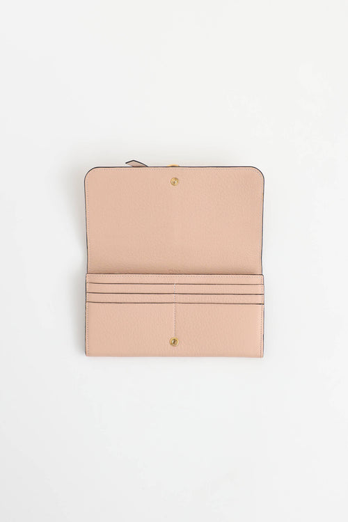 Chloé Alphabet Continental Wallet