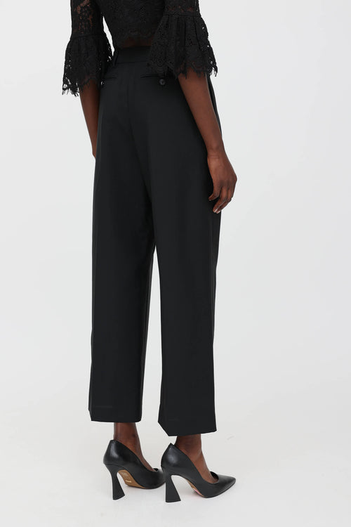 Wool Pleated Trouser