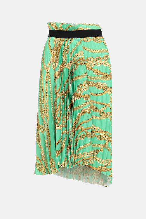 Balenciaga 2018 Chain Link Midi Skirt