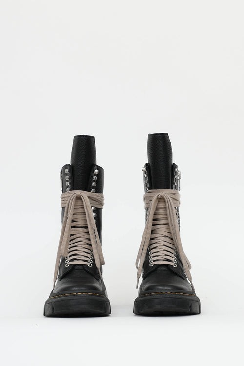 Rick Owens X Dr. Martens 1918 Lace Up Boot