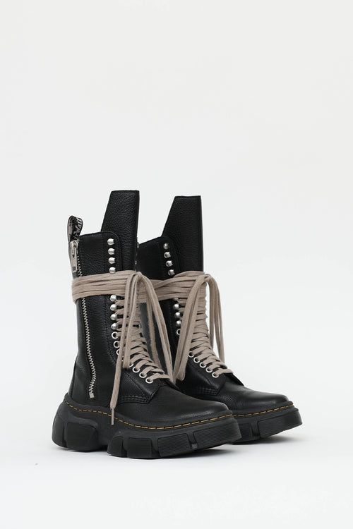 Rick Owens X Dr. Martens 1918 Lace Up Boot