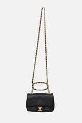Chanel Cruise 2023 Round Top Handle Mini Flap Bag