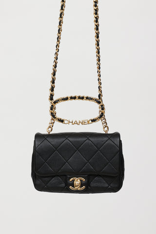 Chanel Cruise 2023 Round Top Handle Mini Flap Bag