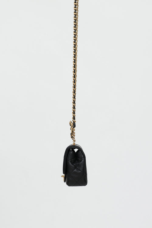 Chanel Cruise 2023 Round Top Handle Mini Flap Bag