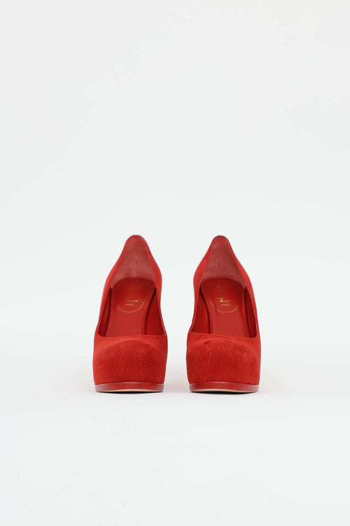 Saint Laurent Suede Tribtoo Pump