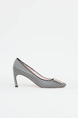 Roger Vivier Houndstooth Trompette Pump