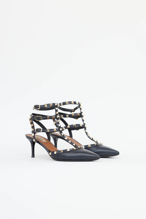 Valentino Caged Rockstud Pumps