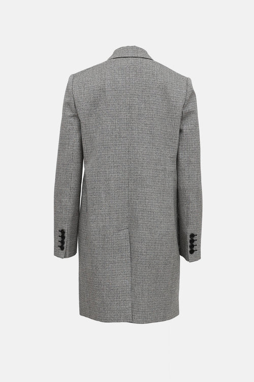 Wool Single Breasted Coat