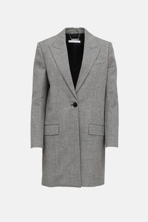 Wool Single Breasted Coat
