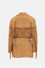 VSP Archive Suede Fringe Zip Jacket