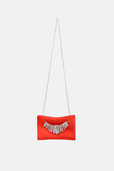 Jimmy Choo Venus Satin Crystal Clutch