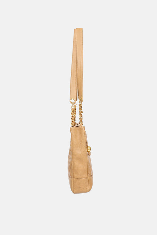 Chanel 1990's Matelasse Chain Tote Bag