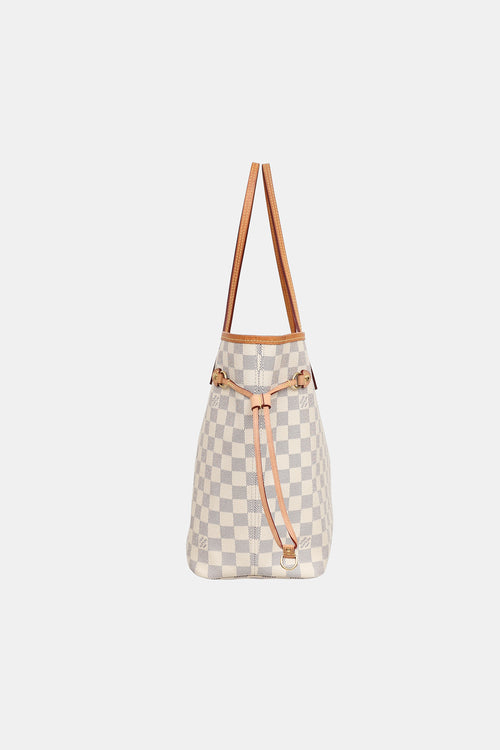 Louis Vuitton 2020 Damier Azur Neverfull MM Bag