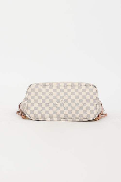 Louis Vuitton 2020 Damier Azur Neverfull MM Bag