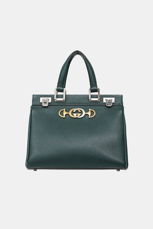 Gucci Small Grainy Leather Zumi  Bag