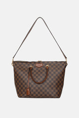 Louis Vuitton 2014 Damier Ebene Belmont MM Tote Bag