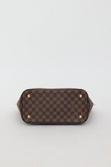 Louis Vuitton 2014 Damier Ebene Belmont MM Tote Bag
