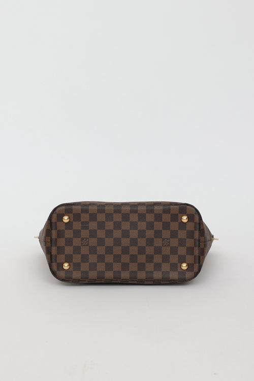 Louis Vuitton 2014 Damier Ebene Belmont MM Tote Bag
