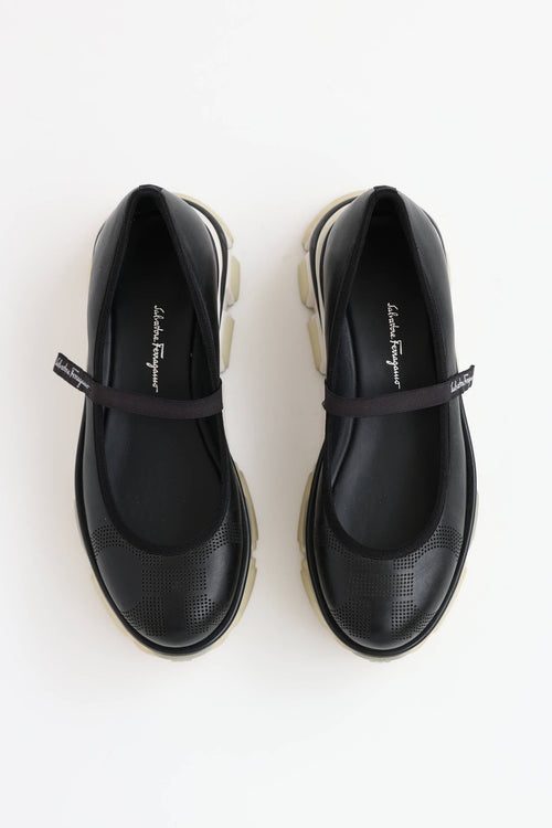 Ferragamo Platform Mary Jane Sneaker