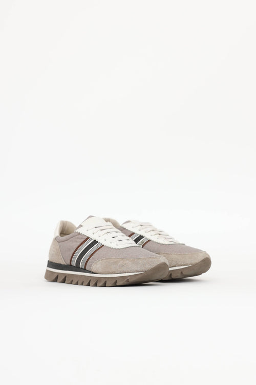 Brunello Cucinelli Monili Lace Up Sneaker